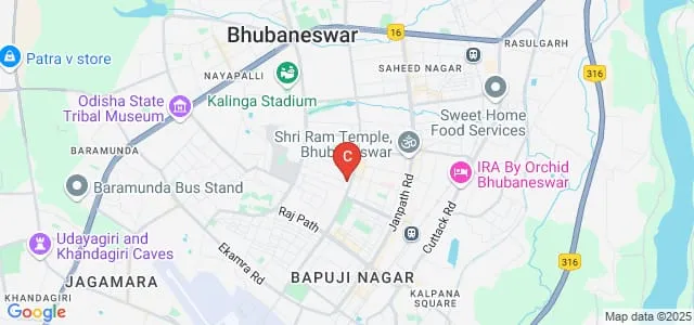 Utkal Sangeet Mahavidyalaya, Bhubaneswar Map