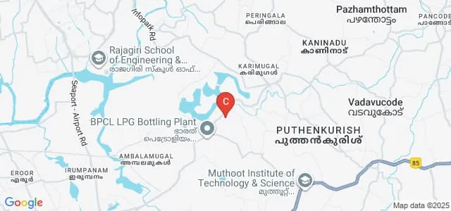 Sree Sudheendra College of Nursing, Ambalamedu Map