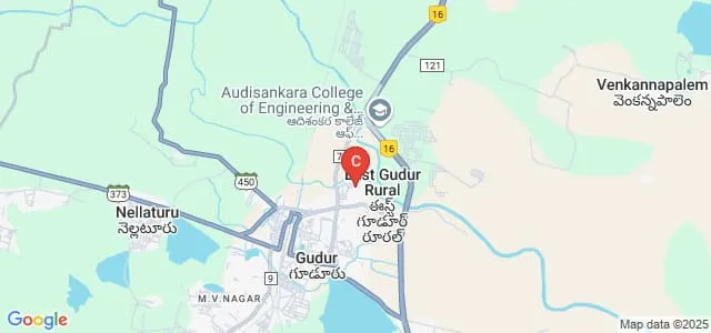Narayana Engineering College, Gudur Map