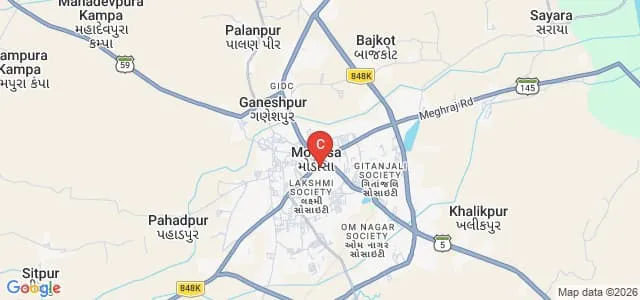 Government Education College, Meghraj Map