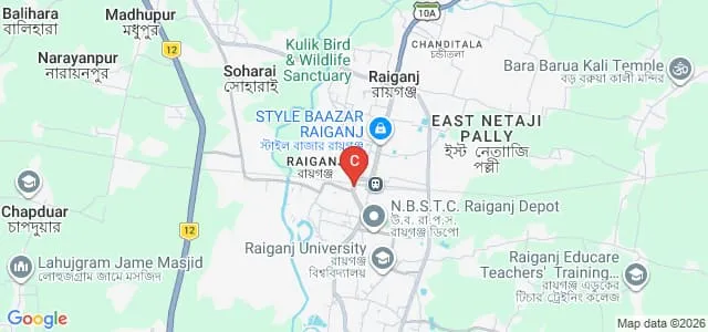 Karnajora College of Education, Raiganj Map