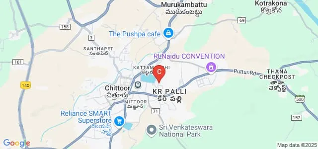 Vignanasudha Degree College, Chittoor Map
