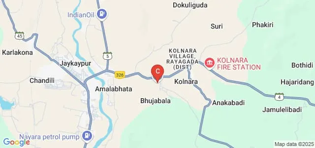 Majhighariani Institute of Technology and Science, Rayagada Map