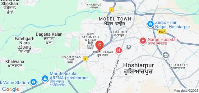 Pt JR Polytechnic College, Hoshiarpur Map