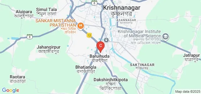 Global College of Pharmaceutical Technology, Nadia Map