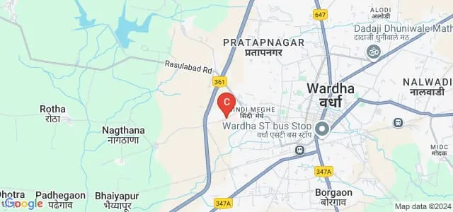 Shri Babulalji Agnihotri College of Engineering, Wardha Map