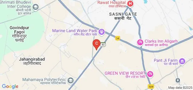 Aligarh College of Engineering and Technology, Aligarh Map