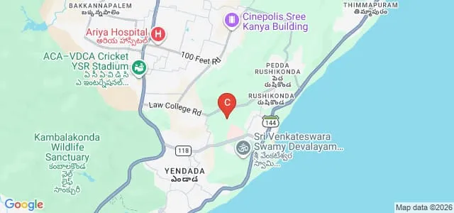 Gayatri Vidya Parishad College for Degree and PG Courses, Visakhapatnam Map