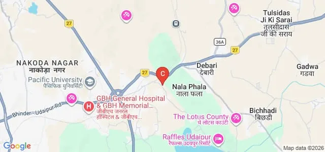 Aravali Teacher Training College, Udaipur Map