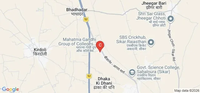 Vikas Teacher's Training College, Sikar Map