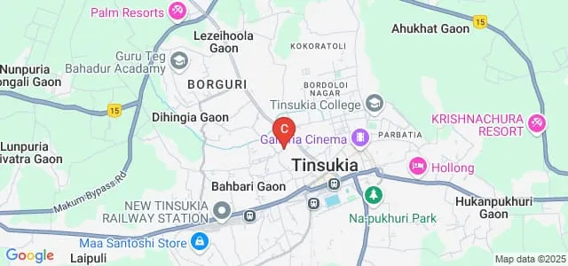 Tinsukia College, Tinsukia Map