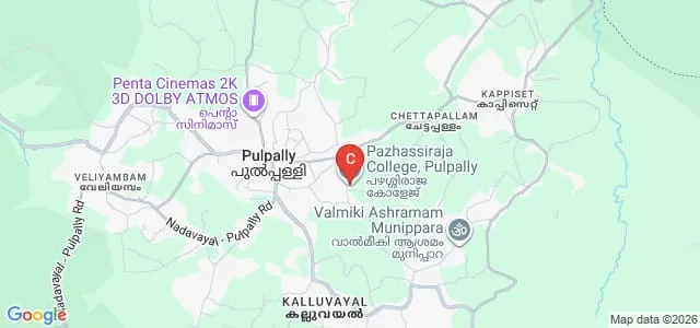 Pazhassi Raja College, Pulpally Map