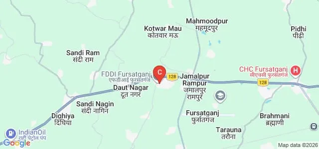 Footwear Design and Development Institute, Fursatganj Map
