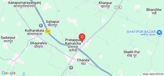 Chandrabhan Devi Sevak Mahavidyalaya, Sultanpur Map