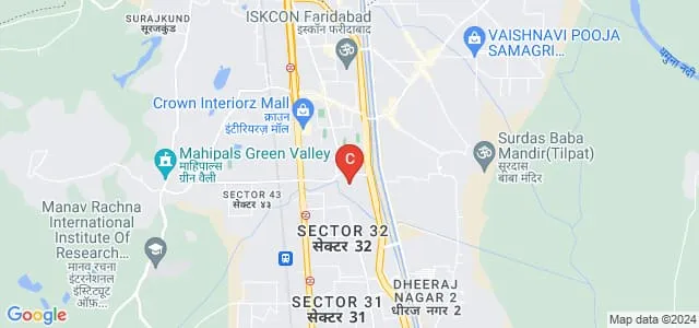 National Power Training Institute, Faridabad Map