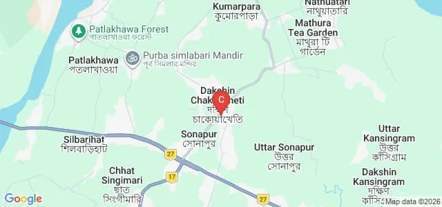 Pijush Kanti Mukherjee Mahavidyalaya, Sonapur Map
