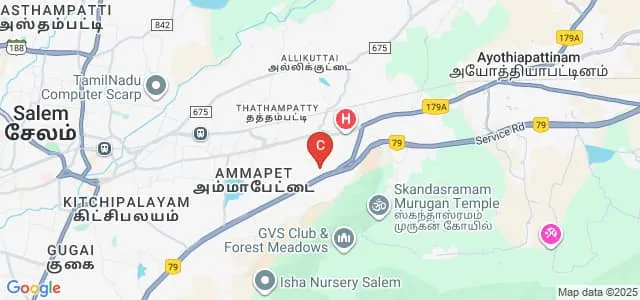 Sri Ganesh College of Arts and Science, Salem Map