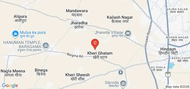 Mother Teresa Teacher Training College, Hindaun City Map