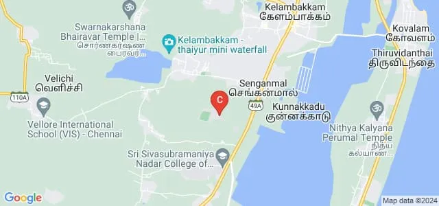 SMK Fomra College of Arts and Science, Chennai Map