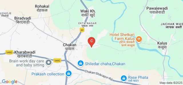 CSM's Arts and Commerce College, Chakan Map