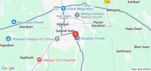 Udalguri College, Udalguri Map