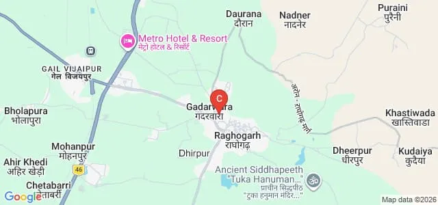 Government College, Raghogarh Map