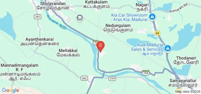 Vivekananda College, Madurai Map