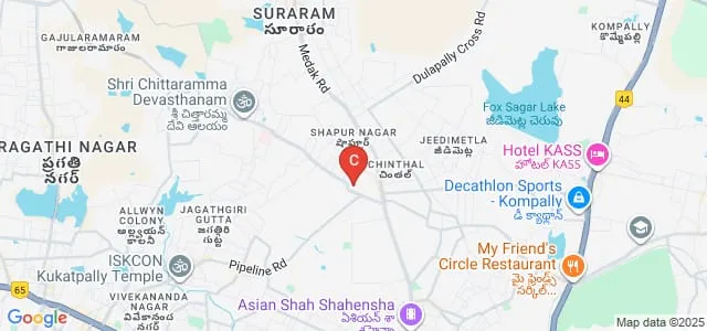 Capital Degree College, Medchal Map