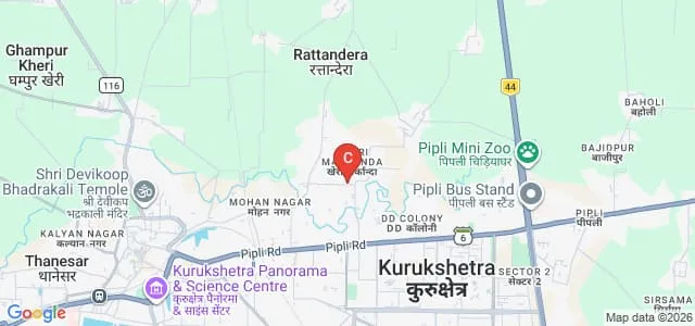 Dr BR Ambedkar College of Education, Kurukshetra Map