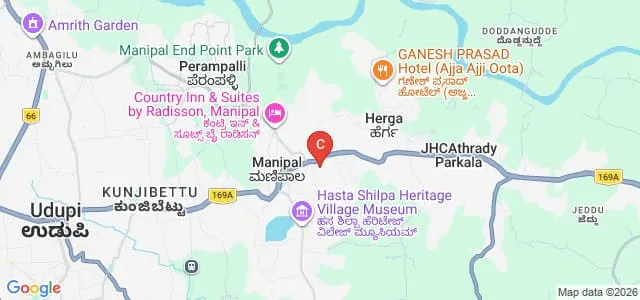 Manipal Institute of Technology, Manipal Map
