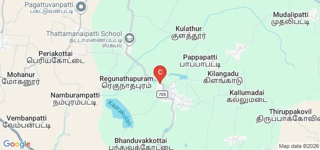 Auxilium College of Education for Women, Pudukkottai Map