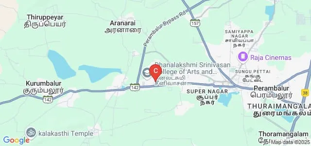 Dhanalakshmi Srinivasan College of Engineering, Perambalur Map