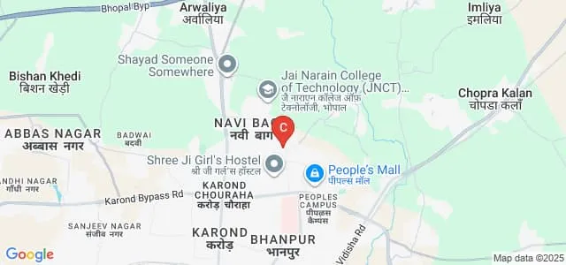 Mittal Institute of Technology, Bhopal Map