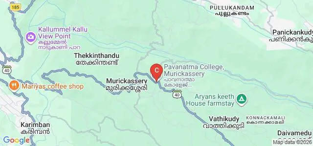 Pavanatma College, Murickassery Map