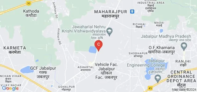 Faculty of Agricultural Engineering, Jawaharlal Nehru Krishi Vishwavidyalaya, Jabalpur Map