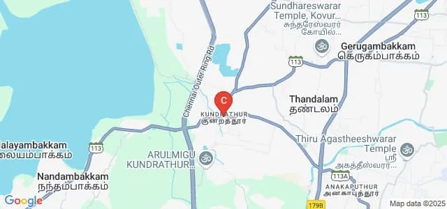 Madha College of Physiotherapy, Chennai Map
