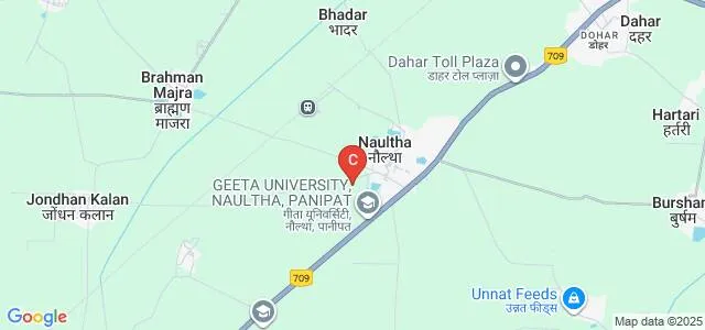 Geeta Institute of Pharmacy, Panipat Map