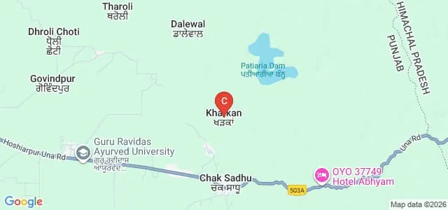 Smt Urmila Devi Ayurvedic College of Medical Sciences and Hospital, Kharkan Map