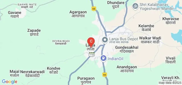 Nana Vanjare Vidya Nagari New Education Society's Arts Commerce and Science College, Ratnagiri Map