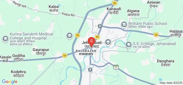 Government Polytechnic, Jehanabad Map