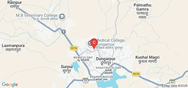 Mahant Shri Ragunandan Das Teachers Training College, Dungarpur Map
