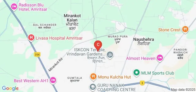 NRI College of Nursing, Amritsar Map