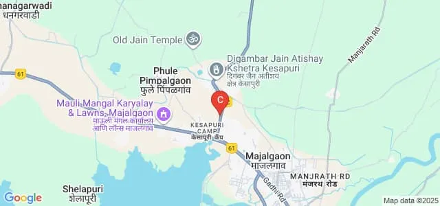 Jijamata College of Physiotherapy, Beed Map
