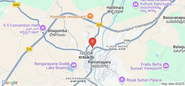 Shanthiniketan Polytechnic College, Ramanagara Map
