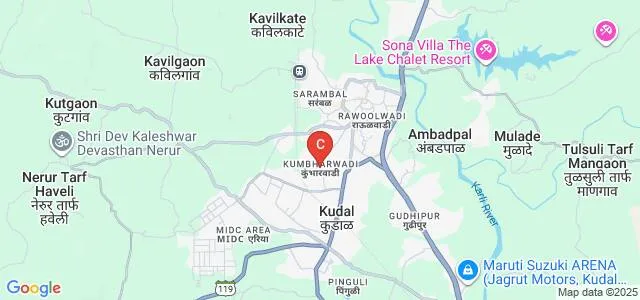 Br Nath Pai School of Nursing, Sindhudurg Map
