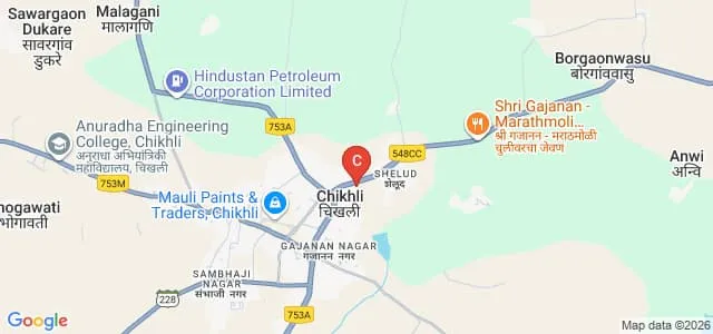 Karmayogi Tatyasaheb Bondre Institute of Pharmacy, Buldhana Map