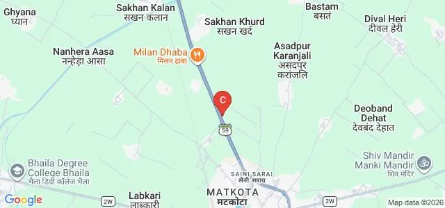 Deoband College of Higher Education, Saharanpur Map