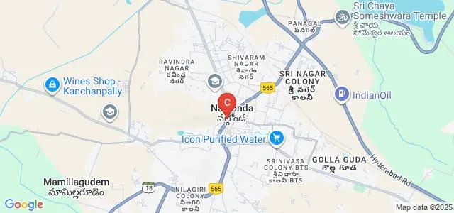 Nalanda Degree College, Nalgonda Map