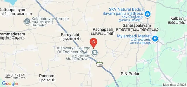 SSM College of Pharmacy, Erode Map