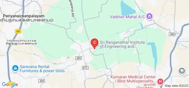 Sri Ranganathar Institute of Polytechnic College, Coimbatore Map